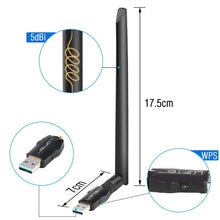 Carica l&#39;immagine nel visualizzatore di Gallery, Adattatore Antenna WiFi USB 1200 Mbps LOFTER Wi-Fi - Ilgrandebazar