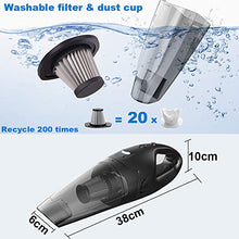 Carica l&#39;immagine nel visualizzatore di Gallery, Aspirabriciole, Aspirapolvere Senza Fili con Luce LED, 120W/7500PA... - Ilgrandebazar