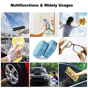 Kindax 40pcs Pastiglie Lavavetri Effervescenti, Detergente per Pulizia Vetri...