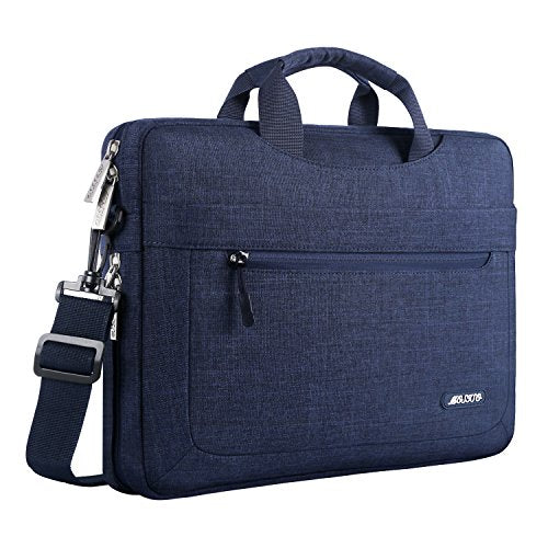 MOSISO Laptop Borsa a Spalla Compatibile con 13-13,3 Pollici, Blu Navy