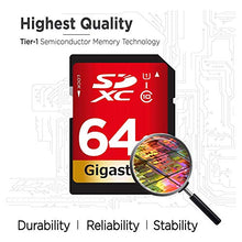 Carica l&#39;immagine nel visualizzatore di Gallery, Gigastone Scheda di Memoria SDXC da 64GB, set 2. Velocità Lettura Fino...
