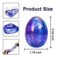 Carica l&#39;immagine nel visualizzatore di Gallery, Luclay Galaxy Fluffy Slime 3pcs Colorful Soft Egg Stress Uovo - Ilgrandebazar