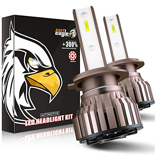 EASY EAGLE H7 LED 10800LM Lampadine per Fari Anteriori di Auto e Moto,