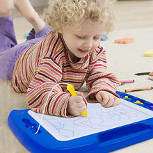 Carica l&#39;immagine nel visualizzatore di Gallery, SGILE Grande Lavagna Magnetica per Bambini 2, 3, 4 Anni, Lavagnetta Blu - Ilgrandebazar