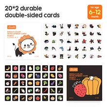 Carica l&#39;immagine nel visualizzatore di Gallery, TUMAMA Bambino Alfabeto Flashcards Toys,Gioco di Carte educativo Black White... - Ilgrandebazar
