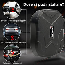 Carica l&#39;immagine nel visualizzatore di Gallery, LEKEMI WINNES Tracciatore di Posizione GPS per Auto / Veicoli Tramite App Gratuita,...