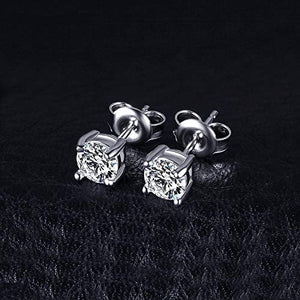 Gold Gala Orecchini Punto Luce in Argento 925 Rodiato con Zirconi Bianchi... - Ilgrandebazar