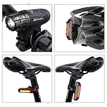 Carica l&#39;immagine nel visualizzatore di Gallery, AMANKA Luce Bici, Luci LED per Bicicletta Ricaricabili USB Impermeabile,...