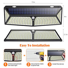 Carica l&#39;immagine nel visualizzatore di Gallery, Luci Solari Esterno,【288LED-USB Ricaricabile】VOOE Lampade a led da...