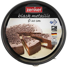 Carica l'immagine nel visualizzatore di Gallery, Zenker 6500 Tortiera Apribile 1 Fondo in Acciaio, Nero, 20 cm