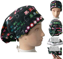 Carica l&#39;immagine nel visualizzatore di Gallery, cappello chirurgico donna Slate Per capelli lunghi Con striscia assorbente... - Ilgrandebazar