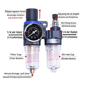Separatore d'acqua e olio ad aria Acqua-oilo Trap Filtro - Ilgrandebazar