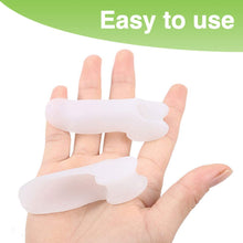 Carica l&#39;immagine nel visualizzatore di Gallery, Take Inspire Tutore Alluce Valgo 6 pezzi Correttore Separatore in Morbido Silicone Protezione Dolore Borsite Distanziatore Raddrizza Dita a Martello Piedi Protettore Supporto Uomo Donna