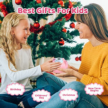 Carica l'immagine nel visualizzatore di Gallery, ASTGMI Macchina Fotografica Bambini, 12MP Mini Ricaricabile Fotocamera Digitale Bambina Videocamera Regalo per Ragazze Ragazzi 3-10 Anni, con Scheda 32 GB, Regali Giocattolo di Natale &amp; Compleanno