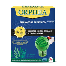 Carica l'immagine nel visualizzatore di Gallery, Orphea Insetticida, Emanatore Elettrico Contro gli Insetti, all'Euclipto, Emanatore + 1 Ricarica Liquida 30 ml