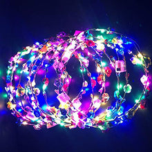 Carica l&#39;immagine nel visualizzatore di Gallery, LED Ghirlanda, 12 PCS Fascia Fiori Ghirlanda Capelli Ghirlande 1 - Ilgrandebazar