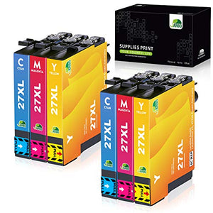 JARBO 27XL Cartucce d'inchiostro Sostituzione per Epson 27 XL Colore per...