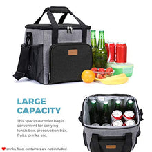 Carica l&#39;immagine nel visualizzatore di Gallery, Lifewit 17L Borsa Termica Porta Pranzo della Spesa Frigo Grigio