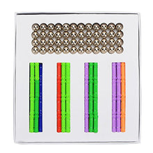 Carica l&#39;immagine nel visualizzatore di Gallery, McDou Bastoncini magnetici, magnetici e Sfere 140PCS, Bastoncini... - Ilgrandebazar