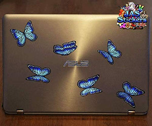 Adesivi per auto in vinile confezione piccola farfalla Monach blu -... - Ilgrandebazar