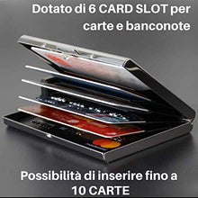 Carica l'immagine nel visualizzatore di Gallery, Porta Carte Di Credito Narsam, Rfid Blocco Antifrode Anticlonazione Per Uomo... - Ilgrandebazar