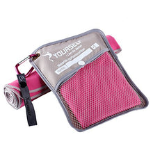 Carica l&#39;immagine nel visualizzatore di Gallery, Syourself microfibra sport e viaggi towel- XL: 183cm x 81cm, 1 Pack, Hot Pink