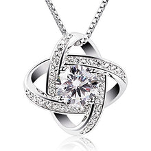 Carica l&#39;immagine nel visualizzatore di Gallery, B.Catcher Collana con pendenti gemelli in zircone cubico ed argento 925 - Ilgrandebazar