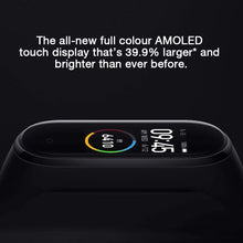 Carica l'immagine nel visualizzatore di Gallery, Xiaomi Mi Band 4 Activity Tracker,Monitor attività,Monitor frequenza cardiaca Monitoraggio Fitness, Bracciale Smartwatch con Schermo AMOLED a Colori 0,95, con iOS e Android (Versione Globale)