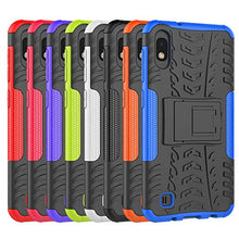 Carica l&#39;immagine nel visualizzatore di Gallery, Yiakeng Samsung Galaxy A10 Cover, Doppio Strato Silicone Antiurto Far Blu - Ilgrandebazar