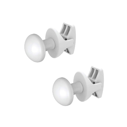 Coppia handy grip - portasciugamani - non buchi più le piastrelle e Bianco - Ilgrandebazar