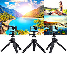 Carica l&#39;immagine nel visualizzatore di Gallery, Mini treppiede con supporto per cellulare, rotazione a 360°, Rosso