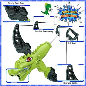 Toyzey Giochi Bambini 3 4 5 6 7 8 9 Anni, Arco e Frecce per Bambini Giocattoli Bambini 3-12 Anni Regalo Ragazzo 3-12 Anni Giochi da Esterno per Ragazzi Giocattoli Dinosauro Bambini Tiro con L'Arco