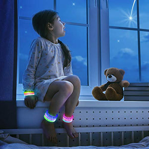 NASUM Braccialetti Luminosi, 12 PCS 6 Colori Multicolori,... - Ilgrandebazar