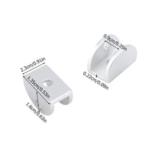 Carica l&#39;immagine nel visualizzatore di Gallery, Garosa 4Pcs Morsetti di Vetro Space Glass Shelf Bracket S-5mm-8mm