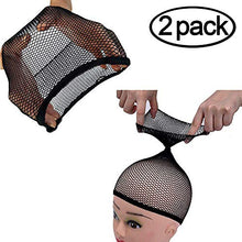 Carica l&#39;immagine nel visualizzatore di Gallery, PrettyDate, cuffie elastiche per parrucca, in nylon, beige naturale e a rete... - Ilgrandebazar