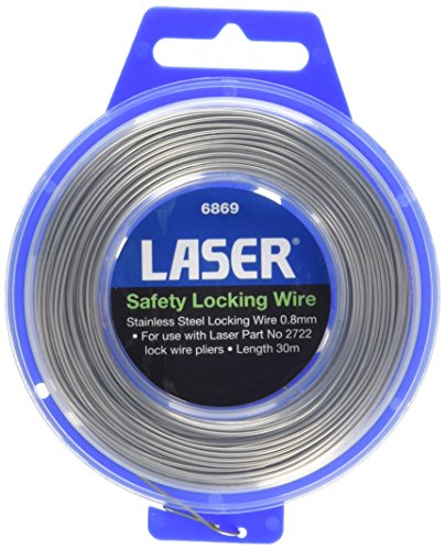 Laser 6869 Filo di Blocco Sicurezza, 0.8 mm x 30 m - Ilgrandebazar