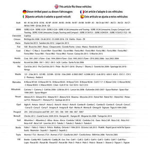 Coprisedili Auto Anteriori Copri-sedile con Airbag Sistema Elegance P4