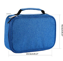 Carica l&#39;immagine nel visualizzatore di Gallery, AMGOMH Astuccio Matite 72 Slot Ampia Capacità Porta Penne Tasca Custodia Blu