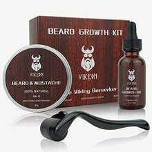 Carica l&#39;immagine nel visualizzatore di Gallery, Derma Roller - Kit per la crescita della barba, Dermaroller con 540 aghi,...