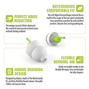 Alpine SleepSoft Tappi orecchie per dormire – Anti-russamento e...