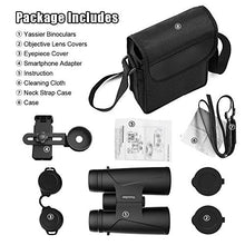 Carica l&#39;immagine nel visualizzatore di Gallery, Binocolo Professionale, 12x42 HD Compatto con Sacchetto di nero