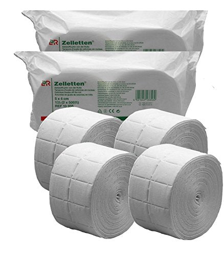 4 Rotoli di cellulosa pretagliata da 500 pezzi ciascuno, alta 4x500 - Ilgrandebazar