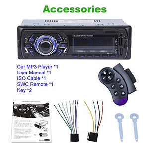 Bosszi Car Stereo, 4x60W Autoradio Bluetooth 1 Din Radio FM, Ricevitore...