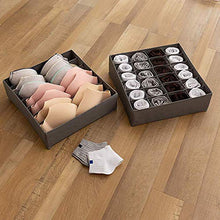 Carica l'immagine nel visualizzatore di Gallery, NEWSTYLE Cassetto Organizer per Biancheria Intima,Set di 3 Armadio Divisori...
