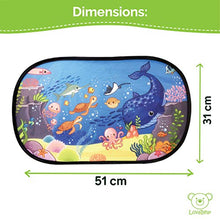 Carica l&#39;immagine nel visualizzatore di Gallery, Lovabear Tendine Parasole Auto Bambini Statiche – Adesione Senza Ventose, 2...