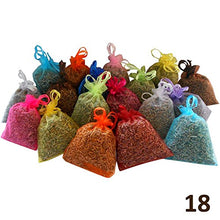 Carica l&#39;immagine nel visualizzatore di Gallery, 18 sacchettini di organza multicolor, ciascuno riempito con 10 g pura... - Ilgrandebazar