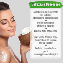 Carica l&#39;immagine nel visualizzatore di Gallery, Olio di Cocco Biologico Premium 500ml - Puro al 100% - Crudo e Spremuto a...