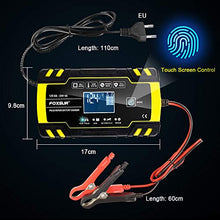 Carica l'immagine nel visualizzatore di Gallery, yotame Caricabatterie Auto Moto 12V/24V 8A, Caricabatteria Multi...