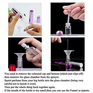 9 pezzi 5 ml 10 12 Atomizzatore di profumo ricaricabile Bottiglie di...