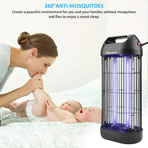 BACKTURE Zanzariera Elettrica, 18W UV Lampada Antizanzare con Cassetto 18w
